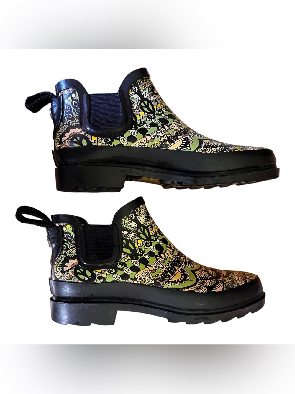 Sak Roots Women’s Rhythm Waterproof Ankle Rain Boots Size 7